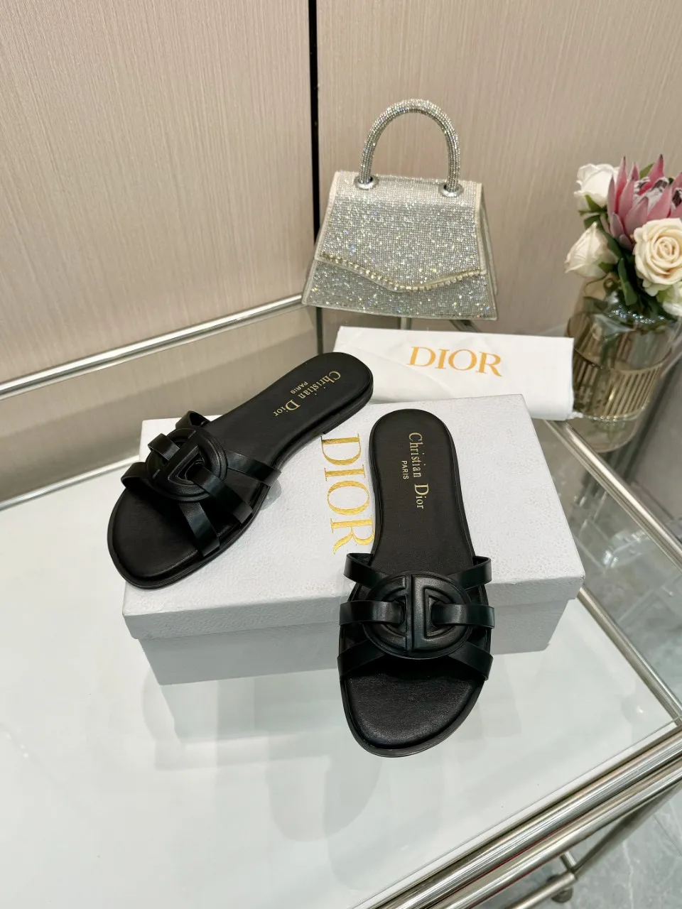 👟👟Ex-factory price 340👟👟 Dior new model, 9 colors available, cowhide fabric, code number 35-42, leather sole +40